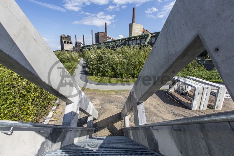 Die Halden, Schienenwege und Freiflächen zwischen den Schachtanlagen sind heute der ZOLLVEREIN® Park, der Bestandteil des Emscher Landschaftsparks (ELP) ist. 

Auf der Grundlage des Masterplans „Industrielandschaft Zollverein“, den 2003 die Agentur Agence Ter unter Leitung von Prof. Henri Bava erstellt hat, wandelte ein interdisziplinäres Team aus Landschaftsarchitekten, Künstlern und Designern die ehemalige Industriebrache um. 

Neben dem Orientierungs-, Beleuchtungs- und Wegekonzept  bieten  Bänke, Pavillons, Spielorte und Aussichtsplattformen den Besuchern Aufenthalts- und Erholungsqualität. Der ursprüngliche Charakter des ehemals industriell genutzten Geländes bleibt erhalten: Überall wachsen typische postindustrielle Pflanzen wie Birken, Robinien und Sommerflieder. 

Die Ringpromenade ist ein 3,5 Kilometer langer kombinierter Fuß- und Radweg rings um das Zollverein-Areal und Teil des ZOLLVEREIN® Parks. Rad- und Fußweg sind durch eine Fuge getrennt, in die rote LED-Lichtpunkte eingelassen sind.

Die turmartige Aussichtsplattform der Künstlergruppe Observatorium im ZOLLVEREIN® Park ermöglicht den Besuchern eine neue Perspektive auf das Kokereigelände.

Areal C [Kokerei]