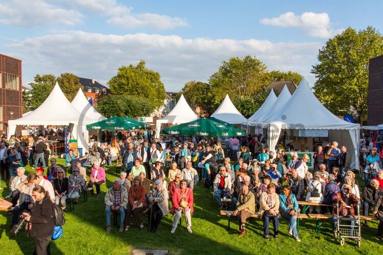 Seit 1990 veranstalten die Werbegemeinschaften der an die Zeche und Kokerei Zollverein angrenzenden Stadtteile Katernberg, Schonnebeck und Stoppenberg (heute Bezirk VI – Zollverein) im September das Zechenfest als Nachbarschaftsfest auf dem Gelände der Schachtanlage XII. 

Seit 1999 ist die Stiftung Zollverein koordinatorisch in die Organisation des Zechenfestes eingebunden, das neben Gastronomie und der Präsentation von Vereinen auch ein mit jedem Jahr umfangreicher werdendes Bühnenprogramm anbietet. Seit einigen Jahren ist der Höhepunkt des Festes das große Höhenfeuerwerk am Samstagabend.

Als Ehrenhof wird die Freifläche auf Schacht XII zwischen dem Eingang an der Gelsenkirchener Straße und dem Doppelbock-Fördergerüst bzw. der Schachthalle [A1] bezeichnet. Der Kreuzungspunkt der beiden Hauptachsen der Anlage ist ähnlich eines barocken Hofes mit einer rechteckigen Rasenfläche und einem Rundweg angelegt. Gesäumt wird der Eingang zur Gelsenkirchener Straße durch zwei Pförtnerhäuser, die heute als Besucherinformation bzw. als Posthäuschen dienen. Zu Betriebszeiten der Zeche war der Zugang über den Ehrenhof ausschließlich Ehrengästen vorbehalten, die Bergleute gelangten von der Schachtanlage 1/2/8 über die Mannschaftsbrücke auf das Gelände von Schacht XII.

Areal A [Schacht XII]