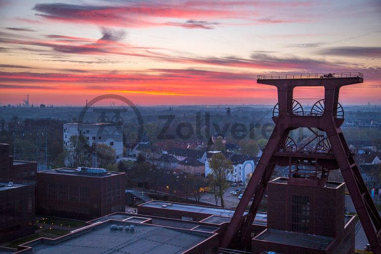 Die Geschichte Zollvereins beginnt in den Pioniertagen des heutigen Ruhrgebiets. Der erste Schacht wurde 1847 abgeteuft, vier Jahre später die erste Kohle gefördert: Vier weitere Anlagen entstanden, die letzte war die Schachtanlage Zollverein XII,  die ab 1932 die Förderung der gesamten Zollverein-Kohle zentral übernahm. 

Die Gebäude der 1928 bis 1932 im Stil der „Neuen Sachlichkeit“ nach Entwürfen der Architekten Fritz Schupp und Martin Kremmer gebauten Anlage sind nach dem Prinzip „Form follows Function“ zum optimalen Ablauf der Kohleförderung und -aufbereitung angeordnet. Trotz Rekordzahlen wie 12.000 Tagestonnen verwertbarer Steinkohle machte das Ende der Schwerindustrie auch vor Zollverein nicht Halt. Am 23. Dezember 1986 fuhr die letzte Schicht ein. An diesem Tag stand die Zeche bereits unter Denkmalschutz, 1990 begannen die Sanierungsarbeiten und seit 2001 sind Zeche und Kokerei Zollverein UNESCO-Welterbe. Mit dem Denkmalpfad ZOLLVEREIN®, dem Ruhr Museum und dem Red Dot Design Museum sind auf Schacht XII drei der beliebtesten Touristenziele der Region angesiedelt. Das Doppelbock-Fördergerüst der Schachtanlage ist heute ein Wahrzeichen für das gesamte Ruhrgebiet. 

Das 55 Meter hohe Doppelbock-Fördergerüst ist das Wahrzeichen der Zeche Zollverein, der Stadt Essen und der gesamten Region: Die als Doppelstrebengerüst in Vollwandbauweise konstruierte Förderanlage ermöglichte eine doppelte Fördermechanik, mittels derer die doppelte Menge Förderwagen bzw. Fördergefäße transportiert werden konnten. Zollverein Schacht XII galt zu Betriebszeiten als die leistungsstärkste Zeche der Welt. 250 Stufen führen auf die oberste Plattform des Gerüstes, deren Seilscheiben sich auch heute noch drehen: Der Schacht wird heute von der RAG AG für die zentrale Wasserhaltung genutzt.

Areal A [Schacht XII], Fördergerüst [A1]

Gebaut 2006 nach dem Entwurf des japanischen Architekturbüros SANAA (Sejima and Nishizawa and Associates) der Architekten Kazuyo Sejima und Ryue Nishizawa, besteht der 34 Meter hohe und jeweils 35 Meter lange Kubus aus fünf Etagen inklusive eines Dachgartens. 132 wie zufällig angeordnete Fensteröffnungen bewirken eine besondere Lichtatmosphäre im Gebäudeinneren des SANAA-Gebäudes und sorgen für faszinierende Blicke nach draußen. 2010 erhielten die beiden Architekten den Pritzker-Preis, die weltweit höchste Auszeichnung für Architekten. Seit Anfang 2010 wird das SANAA-Gebäude für Lehrveranstaltungen der Folkwang Universität der Künste sowie für externe Veranstaltungen genutzt. 

Im ehemaligen Niederdruckkompressorenhaus [A9] komprimierten drei große, dampfbetriebene Niederdruckkompressoren den Dampf, der beispielsweise für die Abbauhämmer unter Tage benötigt wurde. Heute befindet sich dort das CASINO Zollverein mit Restaurant und Veranstaltungshalle. Das Restaurant steht für eine moderne, frische und internationale Küche.