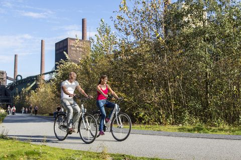 Die 3,5 Kilometer lange Ringpromenade ist Teil des Zollverein Parks und lädt zu einem Spaziergang über das Areal der Zeche und Kokerei ein. Auch Jogger und Fahrradfahrer kommen hier auf ihre Kosten. 

Die Kokerei Zollverein wurde von 1957 bis 1961 nach Plänen des Architekten Fritz Schupp gebaut, nach Erweiterungsarbeiten war sie ab 1973 die größte Zentralkokerei Europas. Täglich waren bis zu 1.000 Koker rund um die Uhr im Einsatz, bis zu 8.600 Tonnen Koks wurden pro Tag produziert. 1993 wurde die Kokerei stillgelegt, im Jahr 2000 in die Denkmalliste der Stadt Essen aufgenommen, seit 2001 gehört sie zum UNESCO-Welterbe. 2010 ist die Kokerei in den Besitz der Stiftung Zollverein übergegangen. Die „schwarze Seite“ der Kokerei, die den Bereich der Koksproduktion bezeichnet, kann bei einer Führung durch den Denkmalpfad ZOLLVEREIN® besichtigt werden.

Areal C [Kokerei]