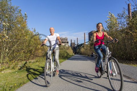 Die 3,5 Kilometer lange Ringpromenade ist Teil des Zollverein Parks und lädt zu einem Spaziergang über das Areal der Zeche und Kokerei ein. Auch Jogger und Fahrradfahrer kommen hier auf ihre Kosten. 

Die Kokerei Zollverein wurde von 1957 bis 1961 nach Plänen des Architekten Fritz Schupp gebaut, nach Erweiterungsarbeiten war sie ab 1973 die größte Zentralkokerei Europas. Täglich waren bis zu 1.000 Koker rund um die Uhr im Einsatz, bis zu 8.600 Tonnen Koks wurden pro Tag produziert. 1993 wurde die Kokerei stillgelegt, im Jahr 2000 in die Denkmalliste der Stadt Essen aufgenommen, seit 2001 gehört sie zum UNESCO-Welterbe. 2010 ist die Kokerei in den Besitz der Stiftung Zollverein übergegangen. Die „schwarze Seite“ der Kokerei, die den Bereich der Koksproduktion bezeichnet, kann bei einer Führung durch den Denkmalpfad ZOLLVEREIN® besichtigt werden.

Areal C [Kokerei]