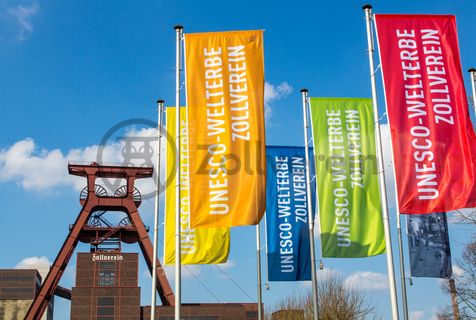 Das 55 Meter hohe Doppelbock-Fördergerüst [A1] ist das Wahrzeichen des UNESCO-Welterbe Zollverein, der Stadt Essen und des gesamten Ruhrgebiets.

Areal A [Schacht XII], Fördergerüst [A1]